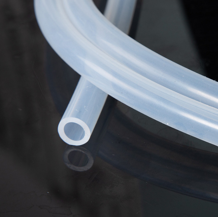 Odorless High Temp Silicone Tubing Food Grade Round Shaped For Medical Devices