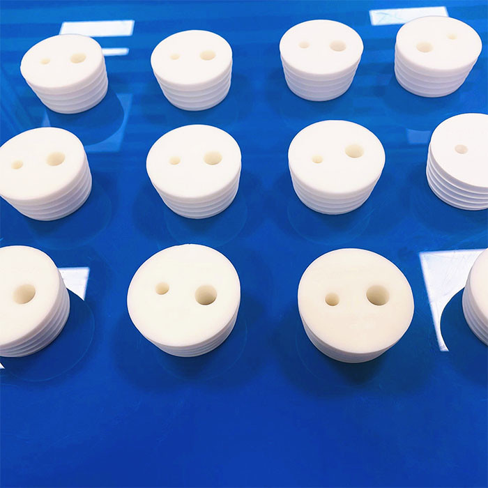 NBR EPDM Silicone Tapered White Rubber Food Grade Stoppers With Holes