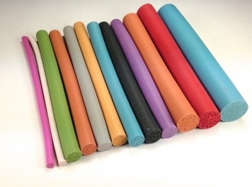 FDA Approved Silicone Foam Strip , High Temperature Silicone Sponge Tape