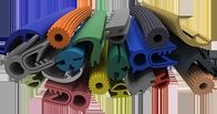 Multi Color Silicone Extruded Rubber Profiles Chemically Extremely Stable
