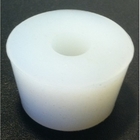 White Silicone Stopper With Hole For Airlock Valve Bottle Stopper Brew Wine Food Grade