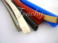 Solid Silicone Rubber Seal Extrusion Profiles For Heat Resistant Weather Stripping