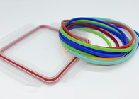 Food Grade Flat Silicone Gasket Ring , FDA Silicone High Temperature O Rings Seal