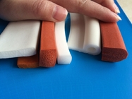 Extruded Silicone Sponge Rubber Foam Tape Strip With High Temp Tolerant