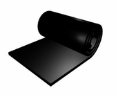 50mm Thickness Lightweight Black Silicone Rubber Gasket Sheet Mat