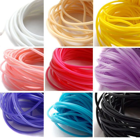 Heat Resistant Silicone Rubber Cord High Elasticity High Strength With Long Lifespan