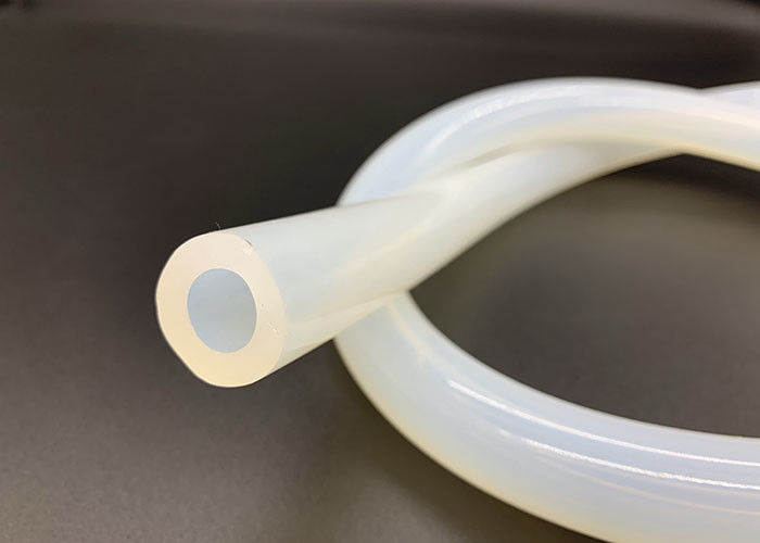 Platinum Cured Clear Silicone Translucent Soft Rubber Tubing For 