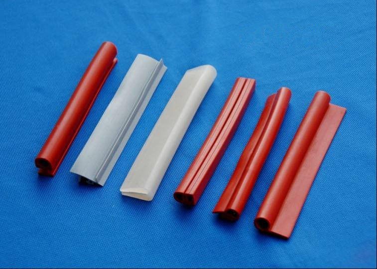 Silicone Rubber Seal Extrusion Profiles, food grade, for door, windows