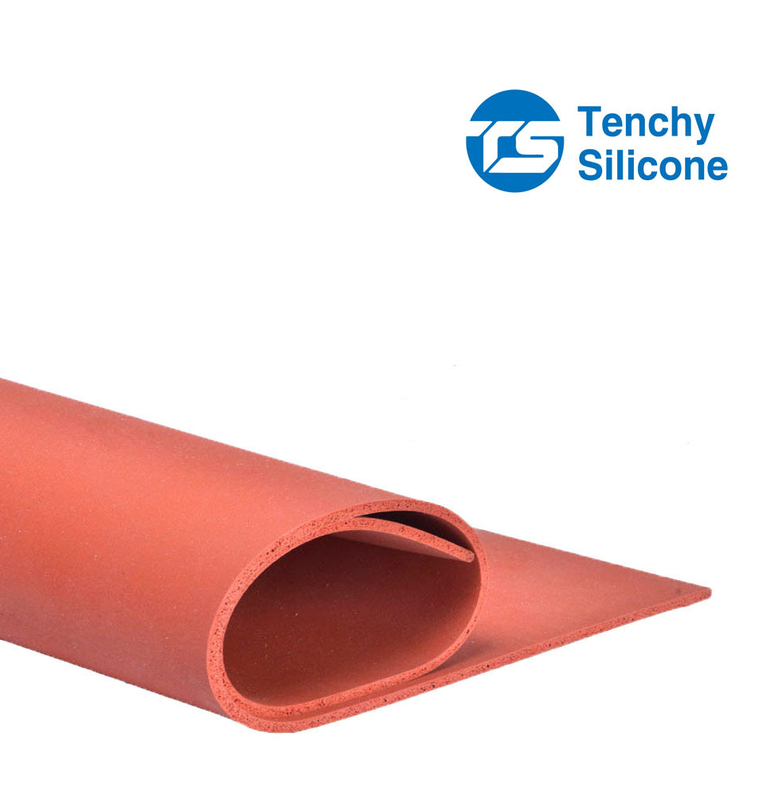 Soft Insulation Silicone Sponge Sheet No Poison And High Temperature Protective