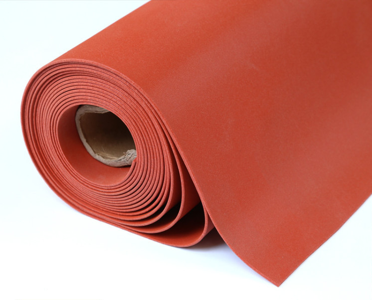 High Temperature Resistant Insulating Silicone Rubber Sheet 0.3 - 0.95g / Cm3 Density