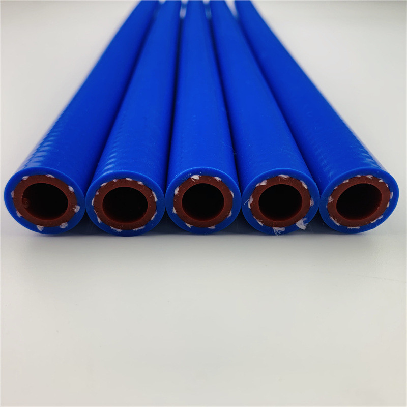 Resilient Rubber Braided Silicone Tubing UV Resistant Eco Friendly