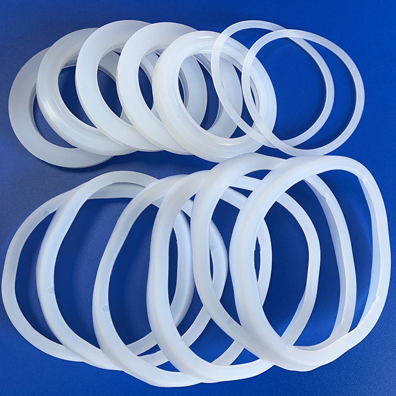 Food Grade Silicone Rubber Gaskets, Aging Resistant, Mechanical Use with Long Life Span