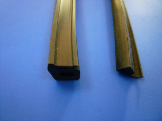 Arc Resistance Solid Rubber Strip For Commercial Door Weather Stripping