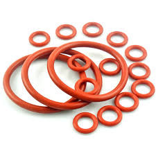 Red Silicone Rubber Seal Ring Food Grade Weathering Processing For Glass Washer