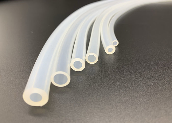 Extruded Clear Silicone Rubber Tubing , OEM Small Diameter Silicone Tubing