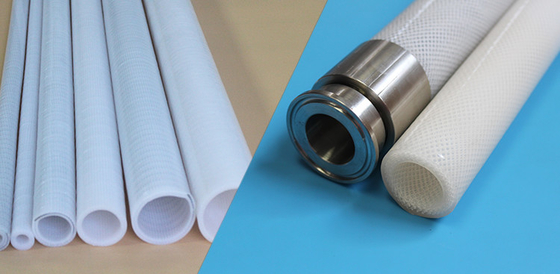 Beverage Transforming Silicone Braided Hose Low Volatile Grade For Pharmaceutical