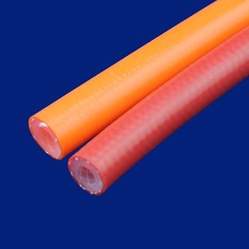 Food grade Silicone Braided Hose Pipe , High Temperature Braided Hose ID Range 2-100mm