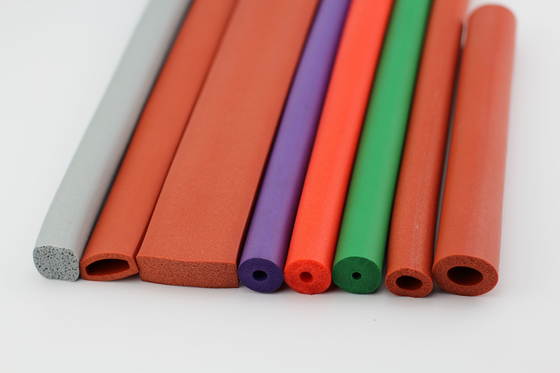 Custom Colorful Silicone Foam Tubing Protective Layer High Tensile Strength