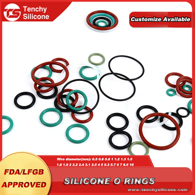 Oil Resistant Waterproof Food Grade Silicone Seal Ring for Machine and Devices