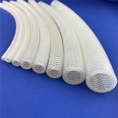 Medical Machine Food Contact Silicone Braided Hose ID 2mm