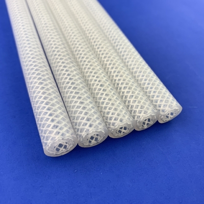 Pressure Resistant Braided Silicone Tubing Food Grade Stretchable