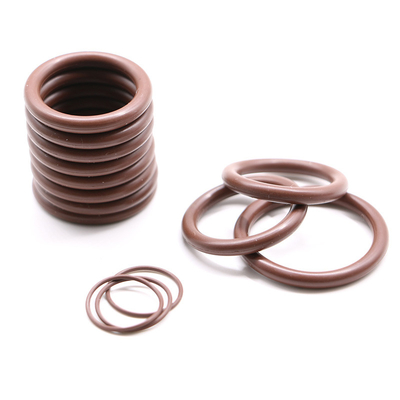 Brown 70A Silicone Seal O Ring Heat Resistant Non Deformation